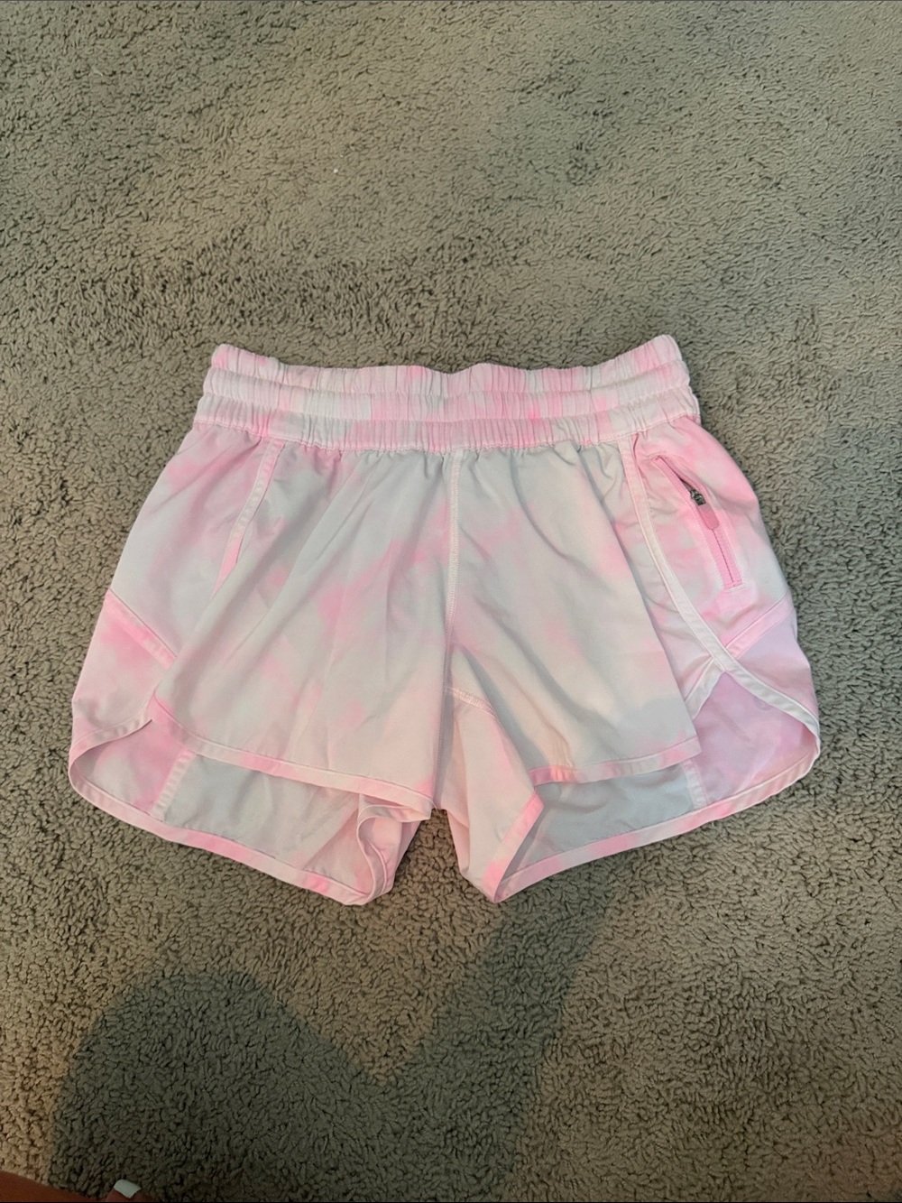 Lululemon-Women’s Lightweight Pink Tracker Athletic Shorts